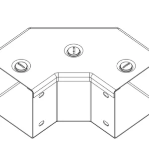 K.T 2" x 4" 90度大面曲