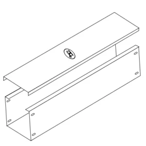 L.H #18(1.12mm) 2"X6"鐵槽 (2.44米)連蓋及槽駁