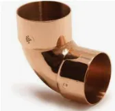 英國 6分(22mm)銅焊90°曲尺