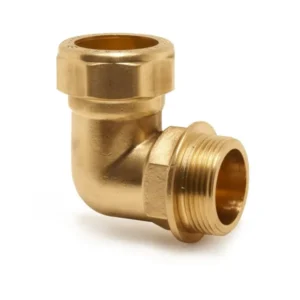 英國 6分刁4分(22mmx1/2")銅杬90°外牙曲