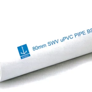 ANCHOR 1-1/2"(40mm)PVC白去水喉-原支5.5米開2 (原支5.5米平開2支)