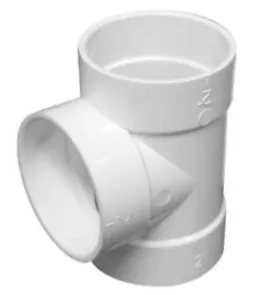 ANCHOR 2"(50mm)PVC白喉90°正三叉