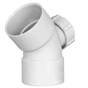 ANCHOR 2-1/2"(65mm)PVC白喉45°有掩曲