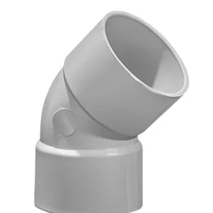 ANCHOR 4"(100mm)PVC白喉45°曲