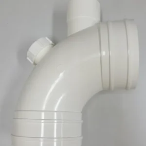 ANCHOR 4"(100mm)PVC白喉88°有掩順水企頭曲
