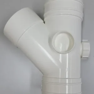 ANCHOR 6"(150mm)PVC白喉45°有掩斜三叉(有掩Y叉)