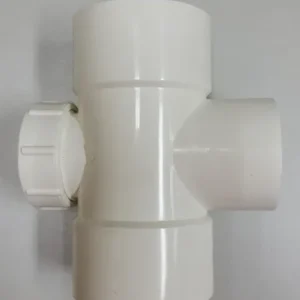 ANCHOR 2"刁1-1/4"(A-50mmxB-50mmxC-32mm)PVC白喉90°有掩大細三叉