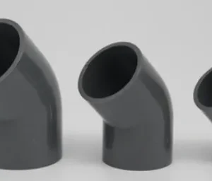 日本KC牌 6分(20mm)uPVC供水灰膠喉45°曲