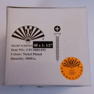 扇牌 #8 1 1/4" 鋼牙螺絲 (500裝)