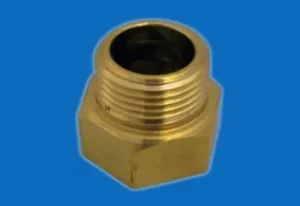 1/2" x 1" 銅內外牙咀(加長咀)