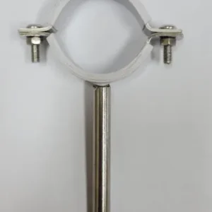 3/4" (22mm)不銹鋼白包膠魚尾碼