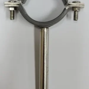 2" (50mm)不銹鋼灰包膠魚尾碼