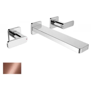 Kohler K-22570T-4-RGD Parallel 掛牆式面盆龍頭 (玫瑰金色)