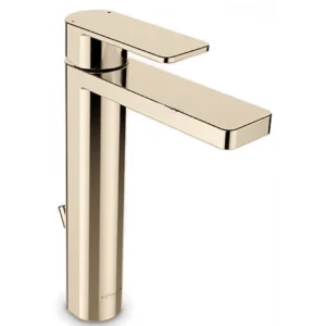 Kohler K-23475T-4-AF Parallel™ 中高身單把手面盆龍頭 (法蘭金色)