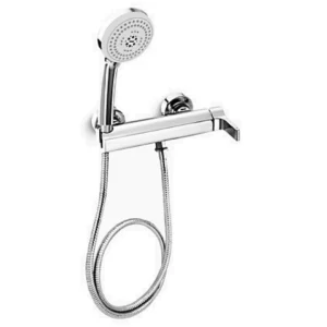 Kohler K-72669T-4-CP Singulier™ 掛牆式淋浴龍頭 (拋光鍍鉻) (包括多功能手持花灑及插座)