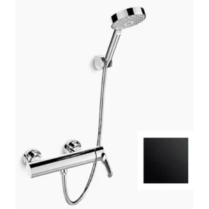 Kohler K-72351T-4-BL Aleo 掛牆式淋浴龍頭 (霧黑色) (包括多功能手持花灑及插座)