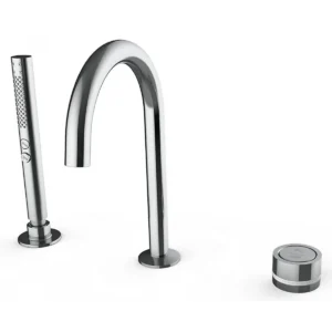 Kohler K-22328T-7-CP DTV Mode 缸邊式浴缸花灑龍頭組合套裝 (拋光鍍鉻)