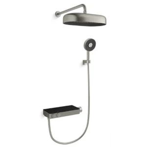 Kohler K-26329T-9-BN ANTHEM 雙路掛牆式恆溫雙淋浴龍頭 (羅曼銀)