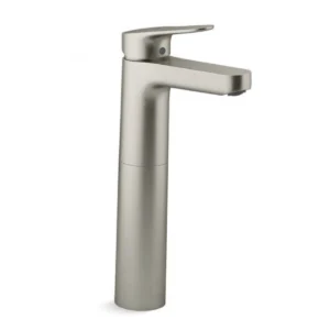 Kohler K-33064K-4-BN Accliv 高出水口單把手抽拉式面盆龍頭 (羅曼銀)