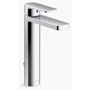 Kohler K-23475T-4-CP Parallel™ 中高身單把手面盆龍頭 (拋光鍍鉻)