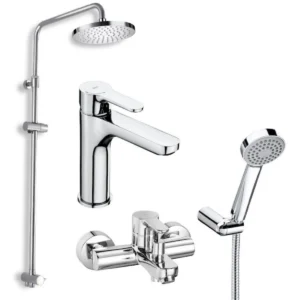 Roca L20 E5: 2+4+6 龍頭套裝 (5A3B09C00+5A0109C02+5B2150C00+AP00033100)