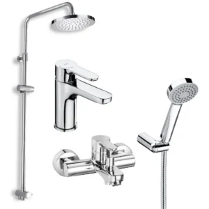 Roca L20 E4: 1+4+6 龍頭套裝 (5A3K09C00+5A0109C02+5B2150C00+AP00033100)