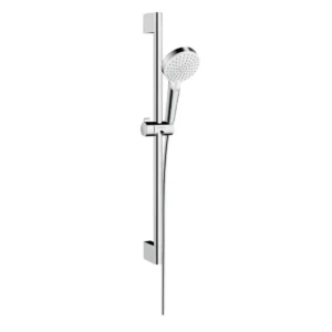 Hansgrohe 26534400 Crometta Vario EcoSmart 100 淋浴套裝 (附65公分淋浴桿) (鍍鉻白)